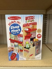 Melissa  Doug Wooden Scan It Shop Mart Play Set Playset Toy New