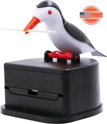 Dispensador de palillos de pájaro pequeño, creativo dispensador palillos pájaro