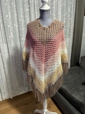 Handmade crochet poncho