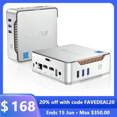 KAMRUI GK3 PLUS 4K Mini PC,Intel N97 (up to 3.6GHz) Micro PC,16GB DDR4 512GB SSD