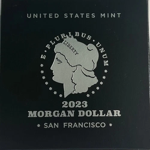 2023-S Proof U.S. Silver Morgan Dollar Coin w/ Mint Box & COA