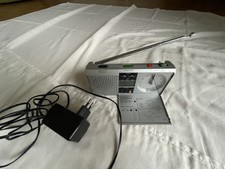 Braun Radiowecker mit Funkuhr Typ 3869 / ABR 314 df  - Grau/Silber + Netzgerät 