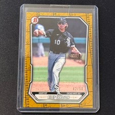 🔌IU 2026 BOWMAN GOLD BILLY CARLSON /50