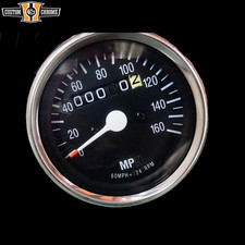 Mini Speedometer W 224060 Ratio 160 Mph Fit For Harley Softail Fxwg 1984-1990