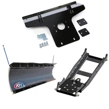 KFI Products Snow Plow Kit For Kawasaki Ridge 2024-2025 With 72" Pro-Poly Blade