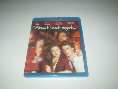 About Last Night... Blu-ray Demi Moore Rob Lowe Rare OOP