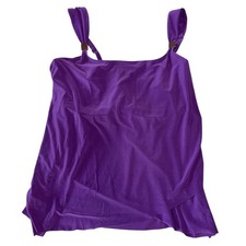Miraclesuit Womens Size 12 Orchid Purple Dazzle Tankini NWT