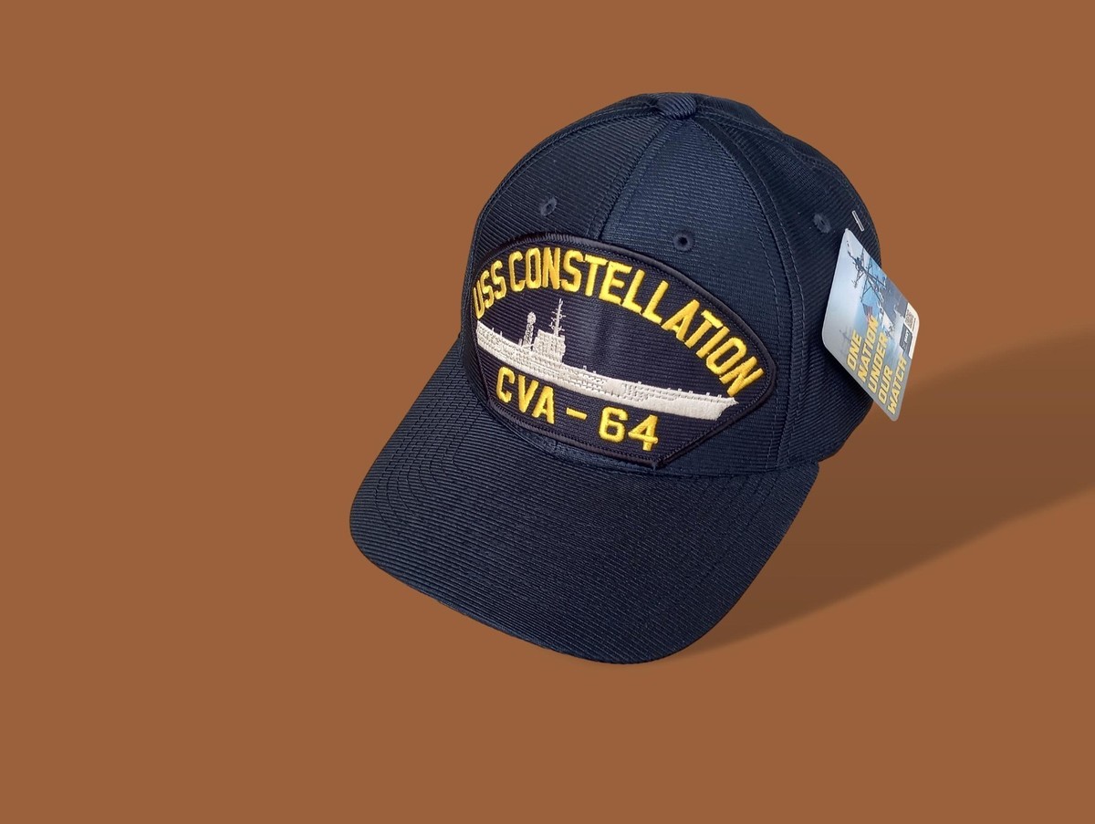 USS CONSTELLATION CVA-64 NAVY SHIP HAT U.S MILITARY OFFICIAL BALL