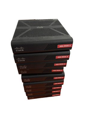 Lot Of 9 Cisco ASA 5506-X Network Security Firewall Appliance with Power Adapter