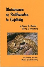 Maintenance of Rattlesnakes In Captivity Herpetology Venomous Snakes Reptiles