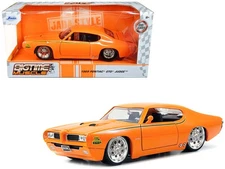 Jada 90344OR 1969 Pontiac GTO Judge Pro Stock Orange 1/24 Diecast Car Model