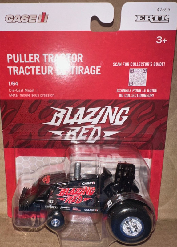 ERTL Chase Unit 1/64 Case IH Magnum "Blazing Red" Pulling Tractor 47693