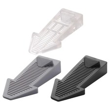 Rubber Door Stops Pack of 3 Adjustable Non Slip for Different Flooring Options