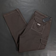  159 True Religion Cargo Pants Men's Bracken Brown Size 36 42 36x32 42x32