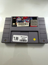 ESPN National Hockey Night SNES Cartridge Sony Imagesoft ESPN Series