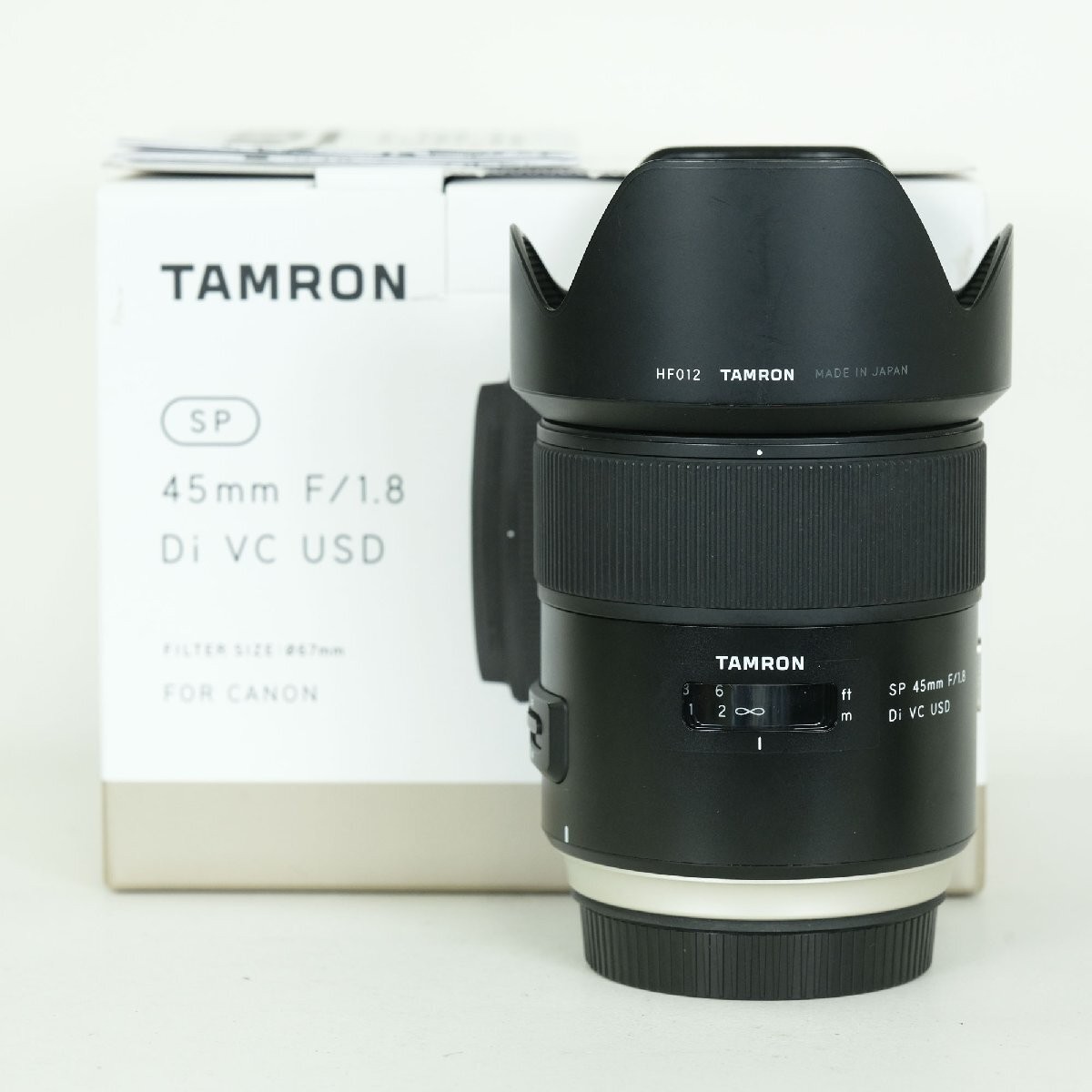 Tamron SP 45mm F/1.8 Di VC USD Canon EF Lens, Near Mint, High