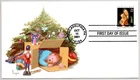 CHRISTMAS MADONNA & CHILD, AFDCS COURT OF HONOR ARTIST RICHARD D'SPAIN FDC