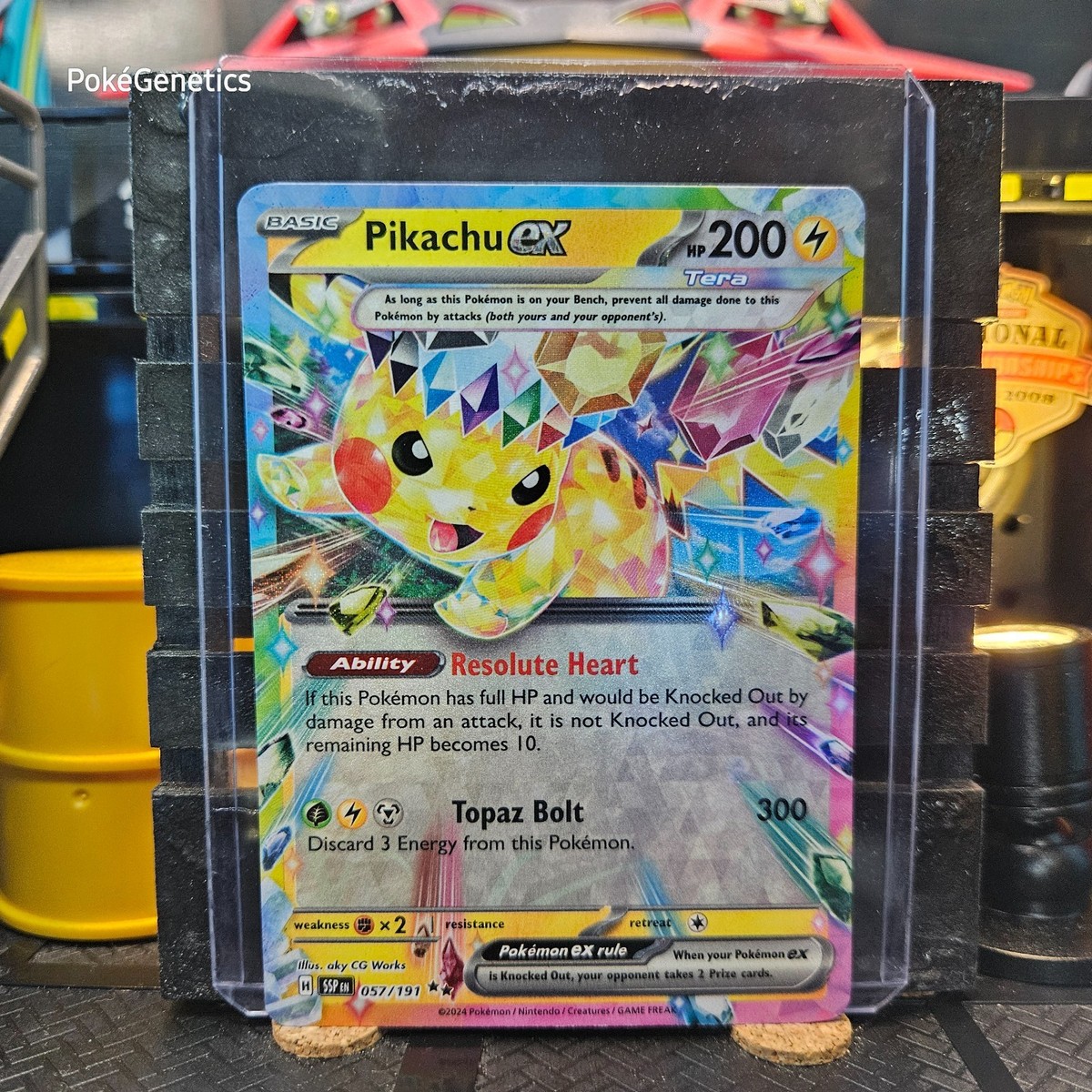 Pikachu ex Surging Sparks Ultra Rare Pokmon TCG 057/191 Scarlet & Violet SV08 Pikachu ex Surging Sparks Ultra Rare Pokmon TCG 057/191 Scarlet & Violet SV08