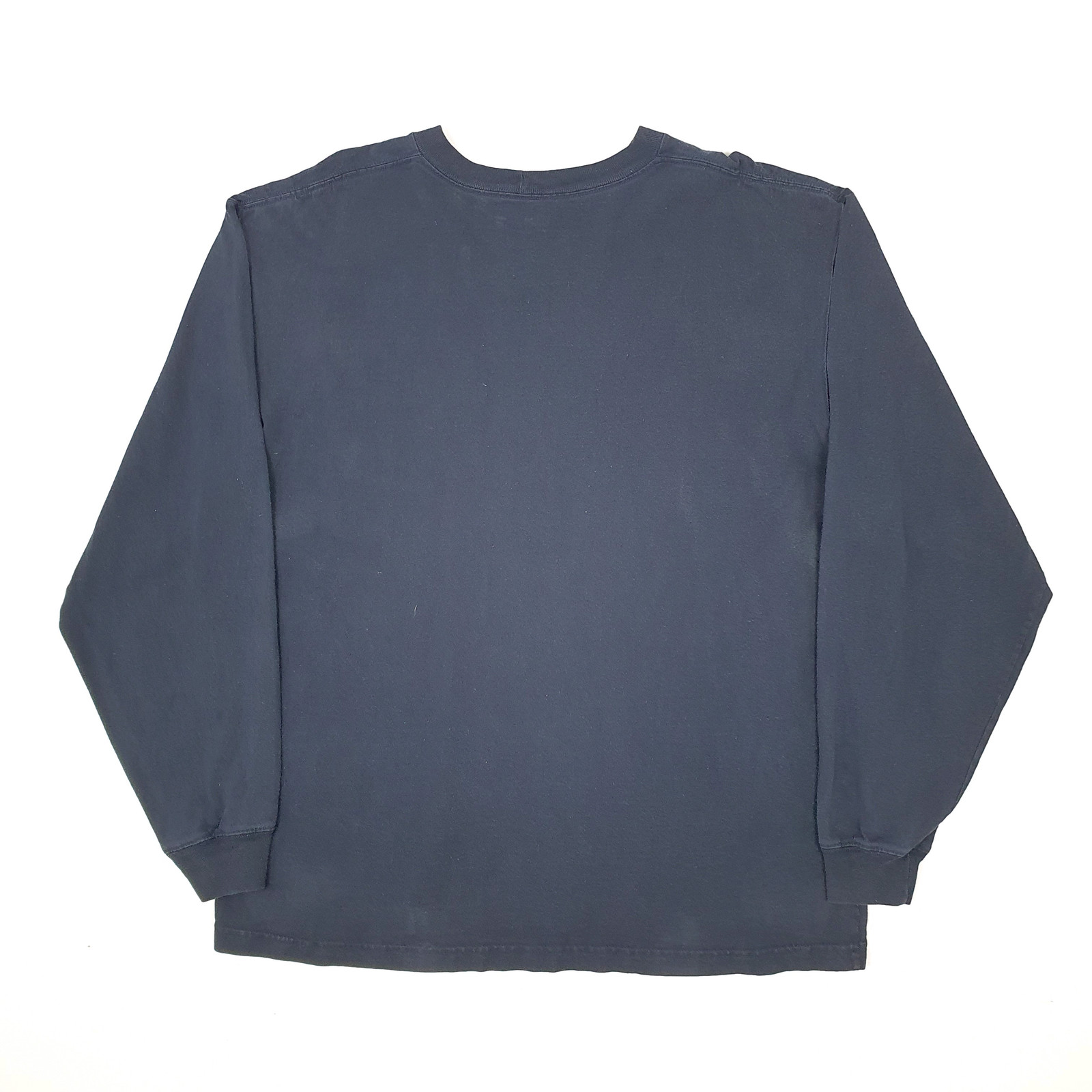 CARHARTT Navy T Shirt Tee Long Sleeve Cotton Mens L image 3
