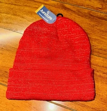 🔥Juncture Red Youth Beanie Cap (Large)🔥