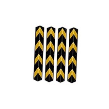 Garage Wall Guards Edge Rubber Protector Wall Corner Bumper Guards for 4pcs 1