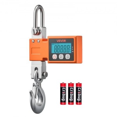 Digital Crane Scale, 1100 lbs/500 kg Max Capacity, Heavy Duty Industrial Han...