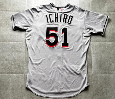 MLB MIAMI MARLINS ICHIRO SUZUKI #51 MAJESTIC JERSEY