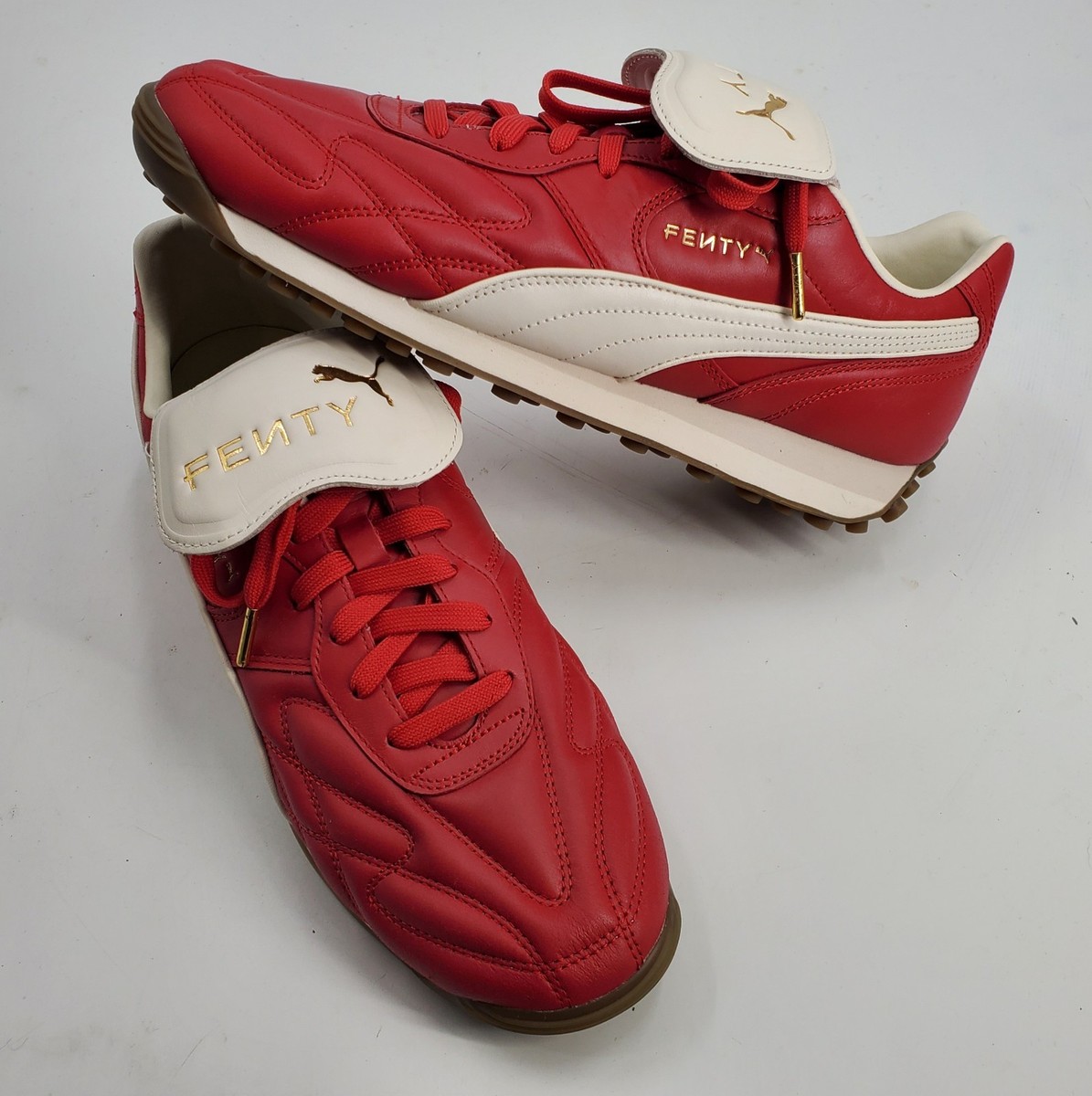 Men's PUMA Fenty x Avanti VL Rihanna Club Red Leather Sneaker