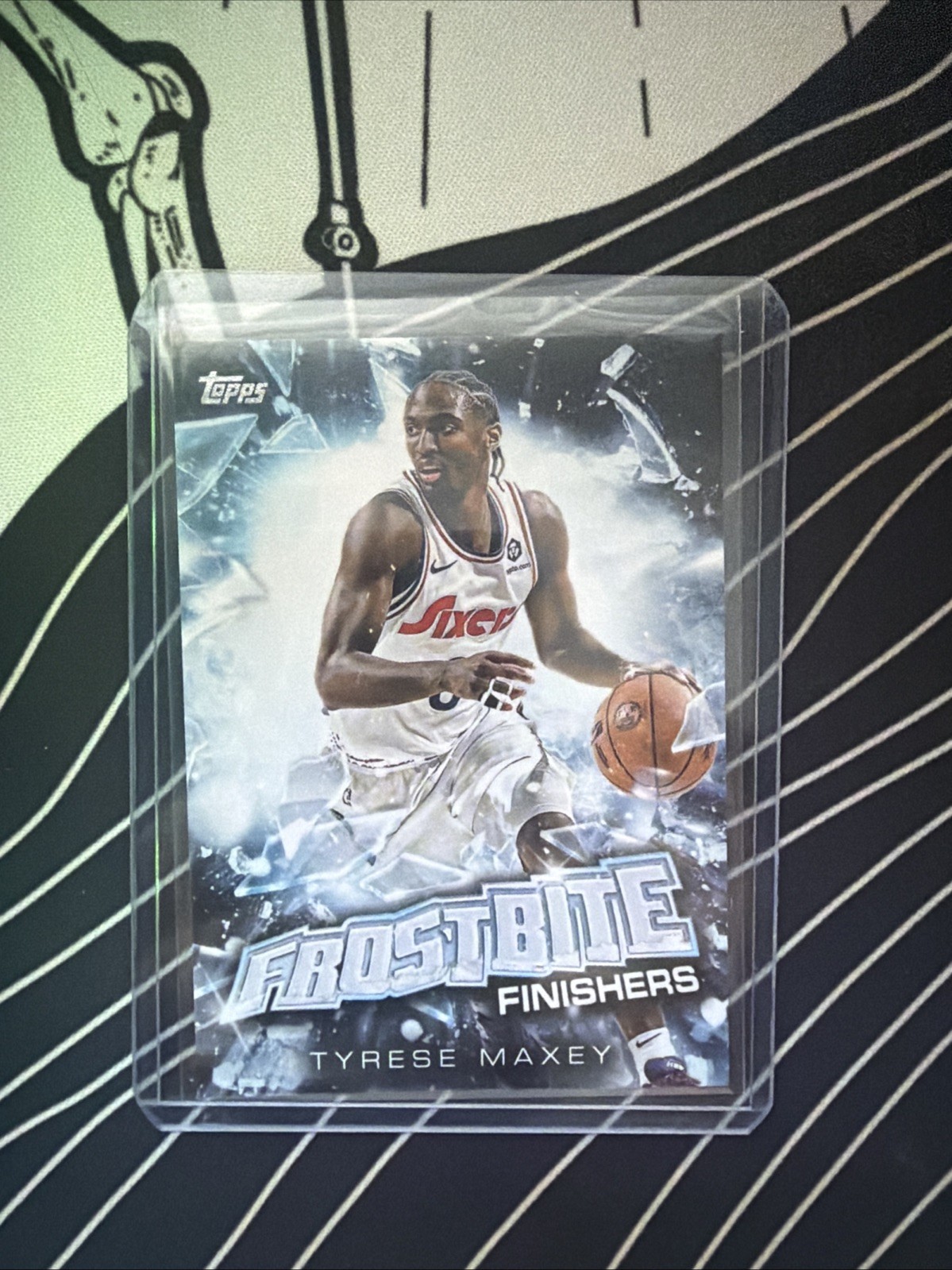 2025-26 Topps Holiday Basketball - Frostbite Finishers Tyrese Maxey #FF-TM