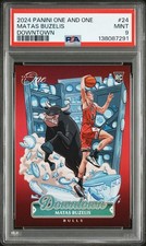 2024-25 Panini Donruss Optic - Downtown Matas Buzelis #24 (RC) Low POP PSA 9