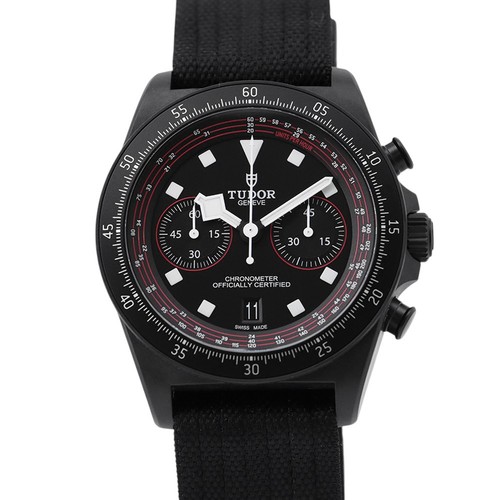 TUDOR Pelagos FXD Chrono 43mm BlackCarbon/Fabric Black Dial M2...