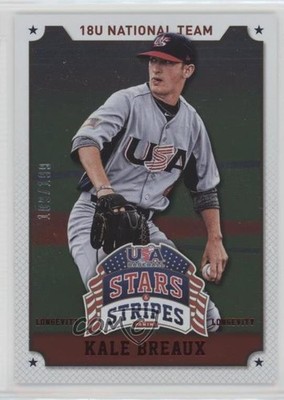 2015 Panini Stars and Stripes Longevity Parallel Ruby /199 Kale Breaux #56 1u7