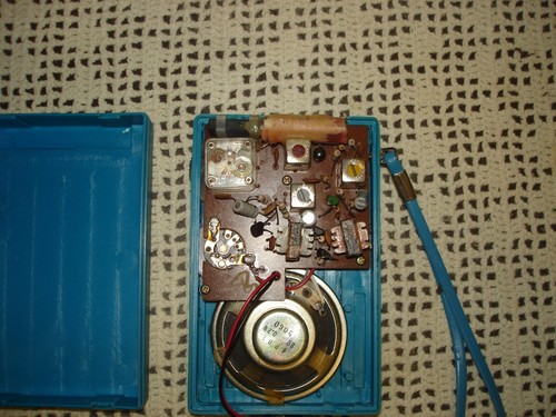 LJN Toys Donny & Marie Transistor Radio Solid State Blue Vintage 1977 Untested - Picture 9 of 9