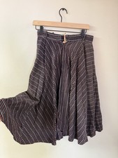 Vintage Handmade Rockabilly Skirt 27 Waist Full Circle 60s Western Rodeo