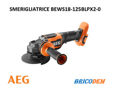 Smerigliatrice Angolare 125mm Brushless 18V AEG BEWS18-125BLPX2-0