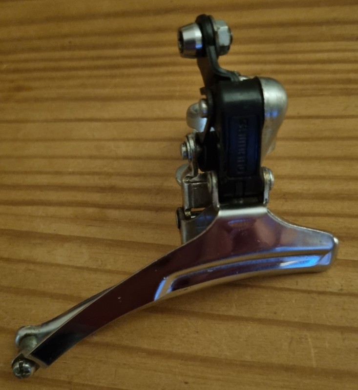 Shimano FD TY 15 SS Front Derailleur Bottom Pull In Very Good Condition 1 1/8 Cl
