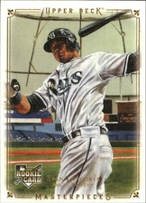 2008 UD Masterpiece Upper Deck Baseball Card #7 Evan Longoria RC