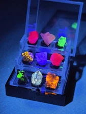 World's Smallest Fluorescent Mineral Collection