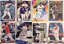 Shohei Ohtani Card Lot (8) Stars Of MLB/ Titans Of The Game / Angels/ Dodgers 