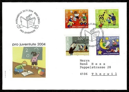 SE65 SWITZERLAND 2004  FDC "Pro Juventute": Children's Rights