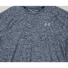 Under Armour T-Shirt Adult XL The Tech Tee Grey Activewear Workout Outdoor Mens