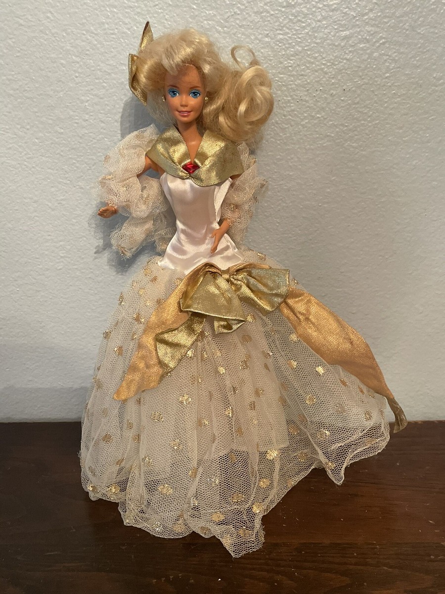 Vintage 1991 Jewel Jubilee Barbie Doll Special Edition Gold Vintage 1991 Jewel Jubilee Barbie Doll Special Edition Gold