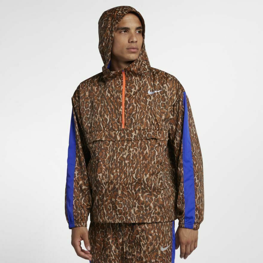 Nike MEN'S Repel Anorak Packable Running Track Jacket SIZE Nike MEN'S Repel Anorak Packable Running Track Jacket SIZE