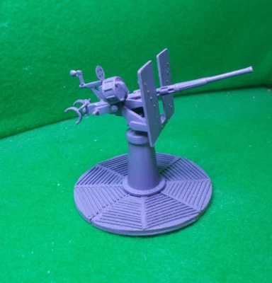 BATTLECRAFTS MK 4 Single 20mm Oerlikon in 1/32nd scale. Model Boat Fittings.