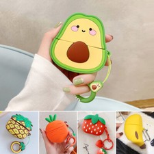 3D Cute Fruit Avocado Silicone Carrot Earphones Cover For Apple AirPods Pro Case
