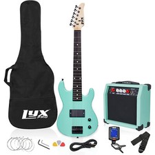 Lyxpro Beginner 30” Electric Guitar &amp; Electric Guitar Accessories, Green