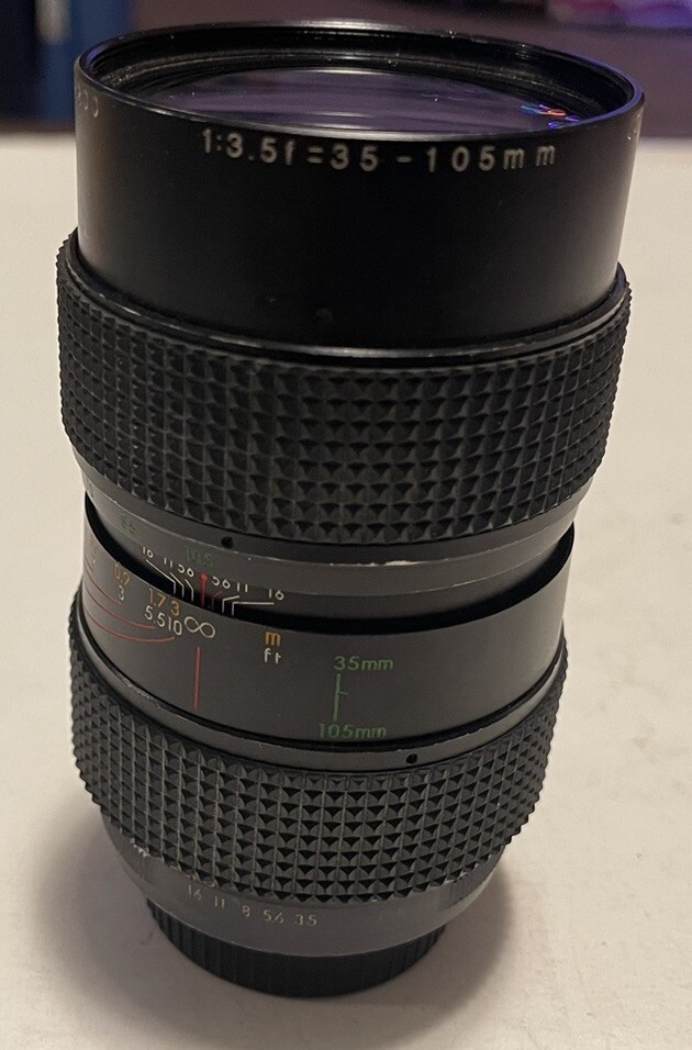 JC Penney 35-105mm f3.5 Manual macro zoom lens, Made In Japan | eBay