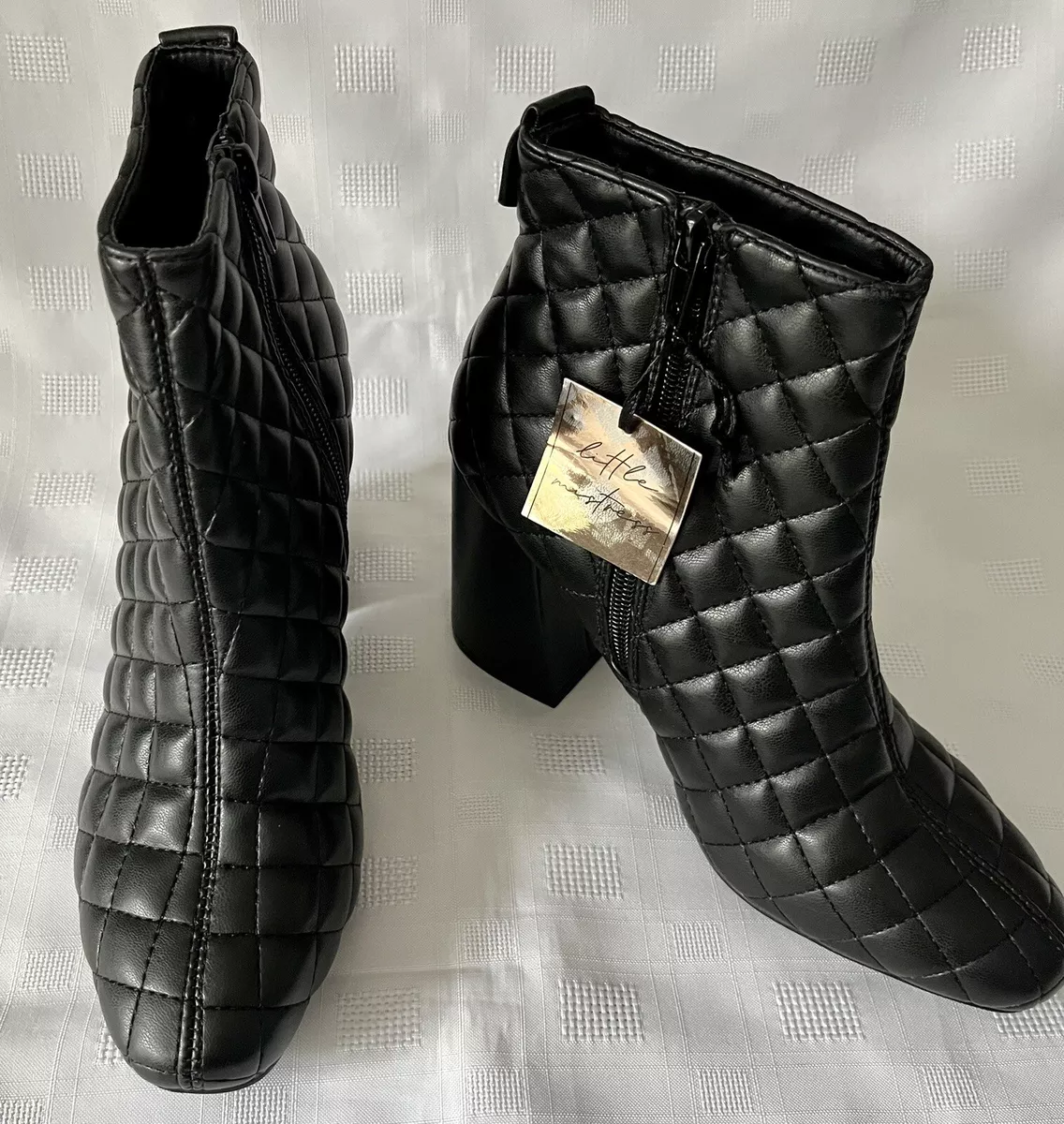 NEW LOOK Black Leather Ankle Boots Size 5 New With Tags RRP 40
