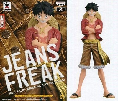 One Piece Monkey D Luffy Jeans Freak Special Color Ver Banpresto Ebay