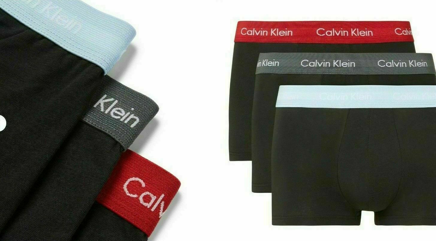 Calvin Klein Underwear 3 Pack Stretch Cotton Underwear Three Boxer Briefs M